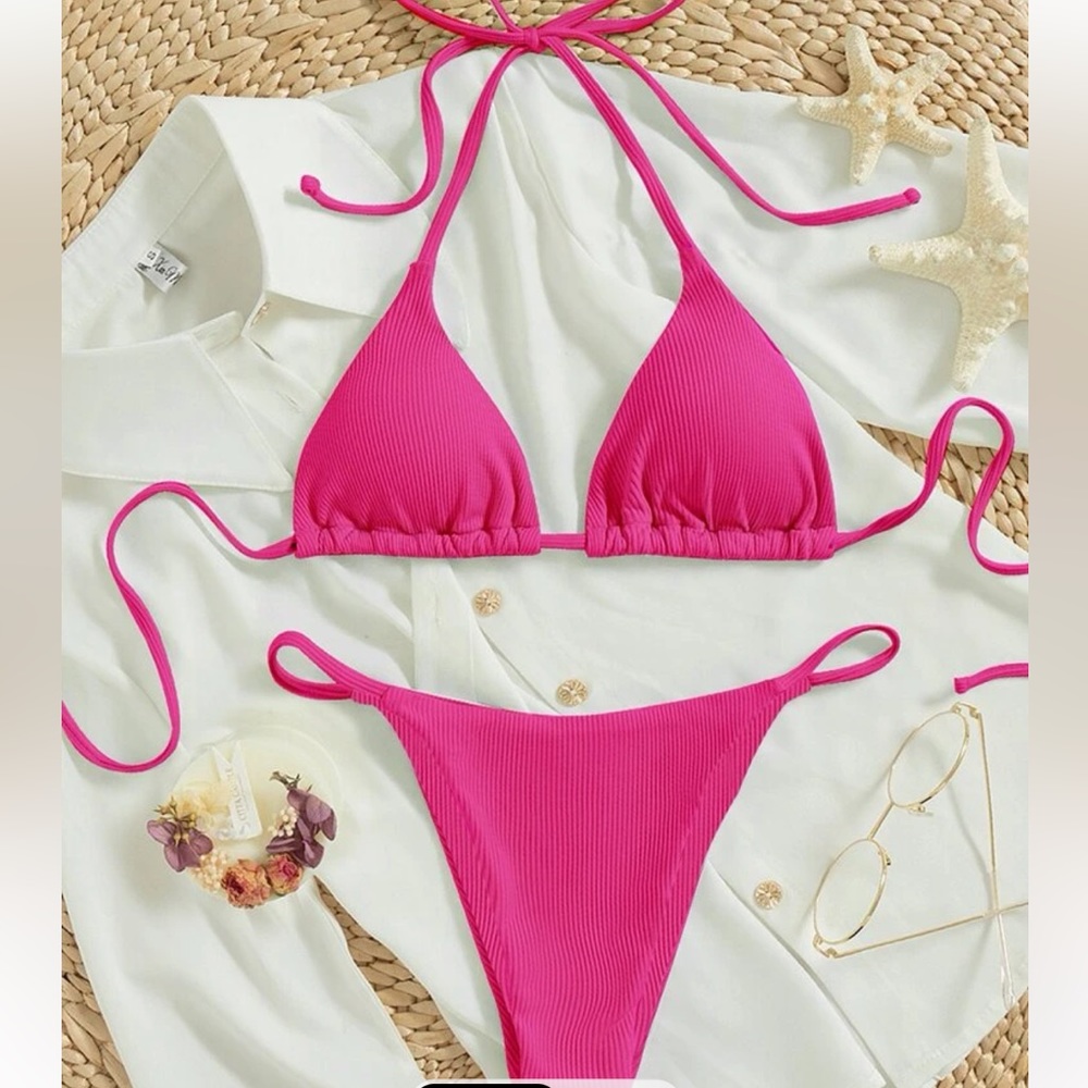 SHEIN pink bikini